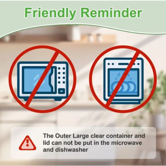 8 + 1 Compartment Food, Fridge, Craft, Office Organizer w/ Handle & Container - Picture 9 of 11